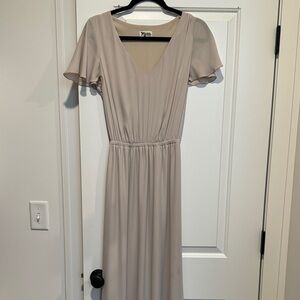 Elegant Taupe Dress